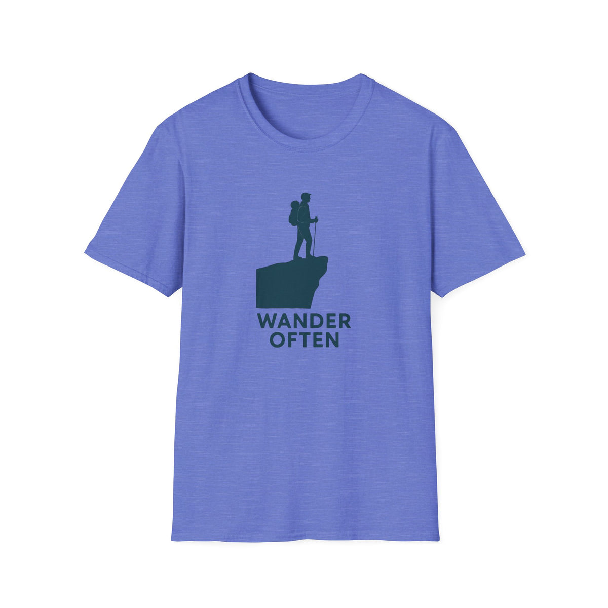 Hiker on Cliff T-Shirt