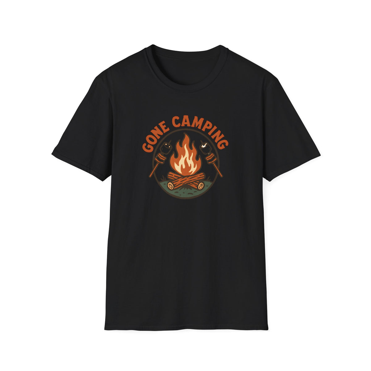 Gone Camping Campfire T-Shirt