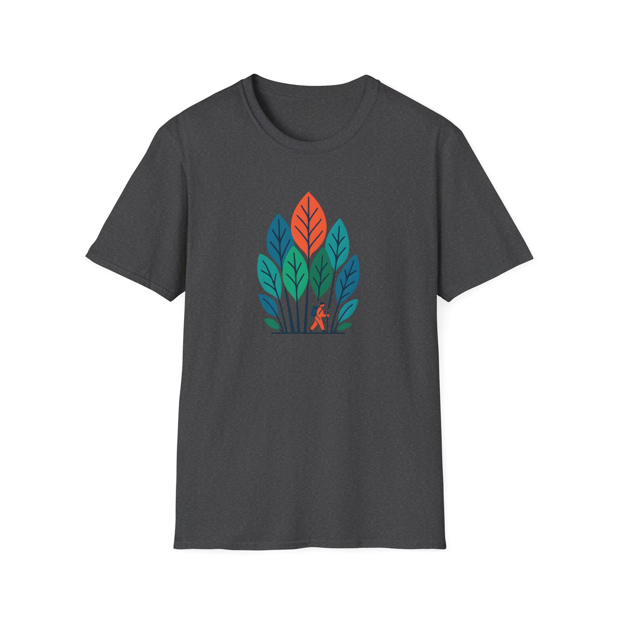 Hiker in Leaves T-Shirt