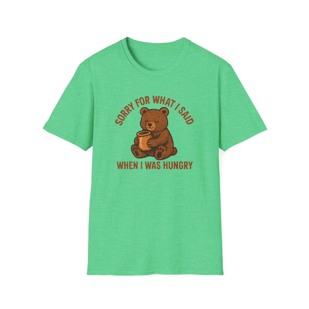 Hungry Bear With Cup T-Shirt