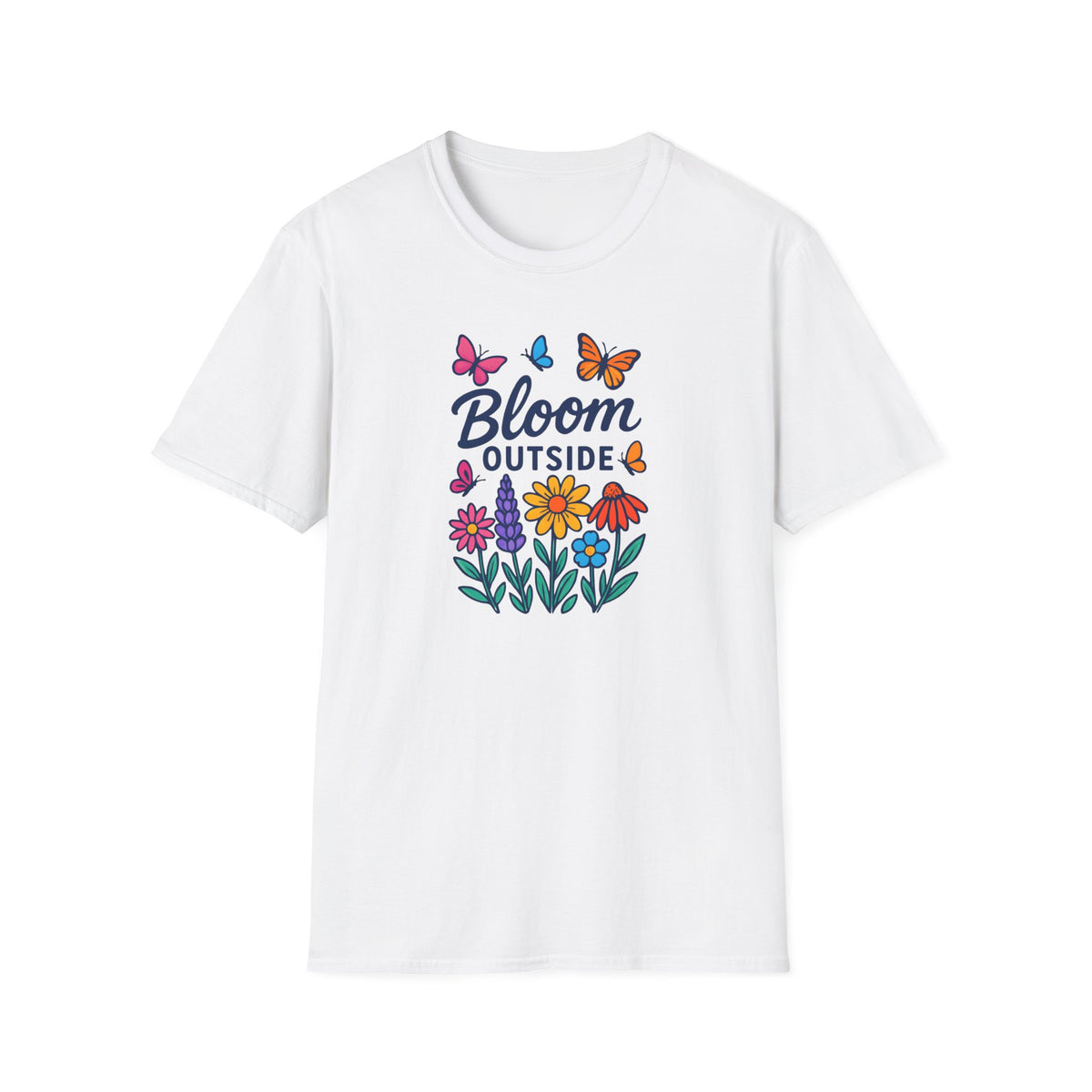 Bloom Outside Flowers T-Shirt