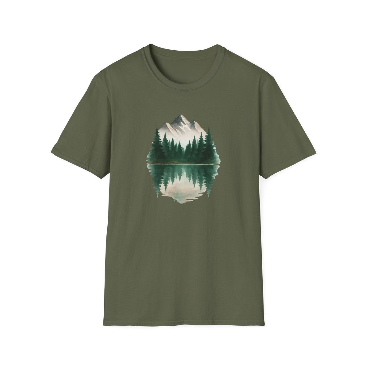 Mountain Lake Reflection T-Shirt