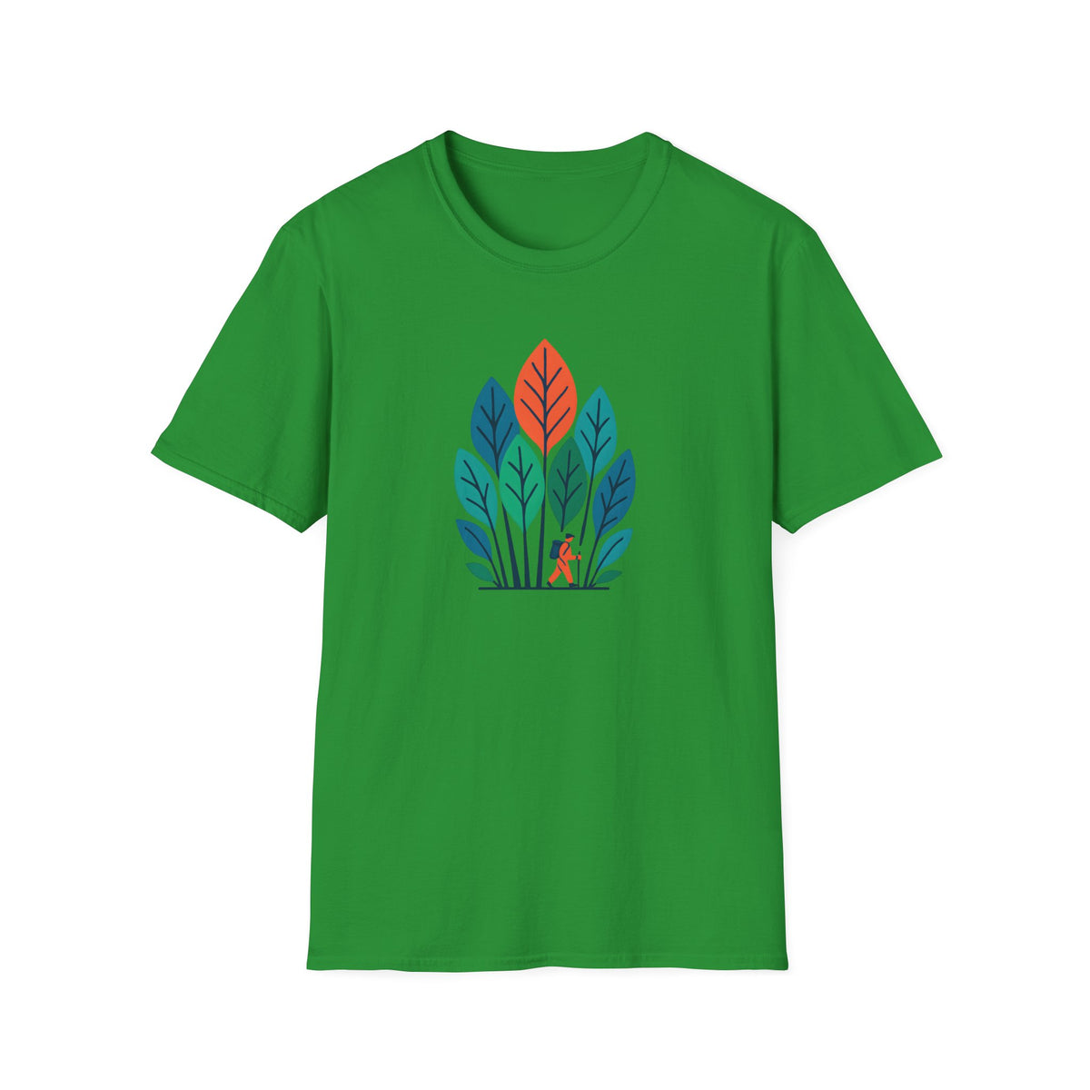 Hiker in Leaves T-Shirt