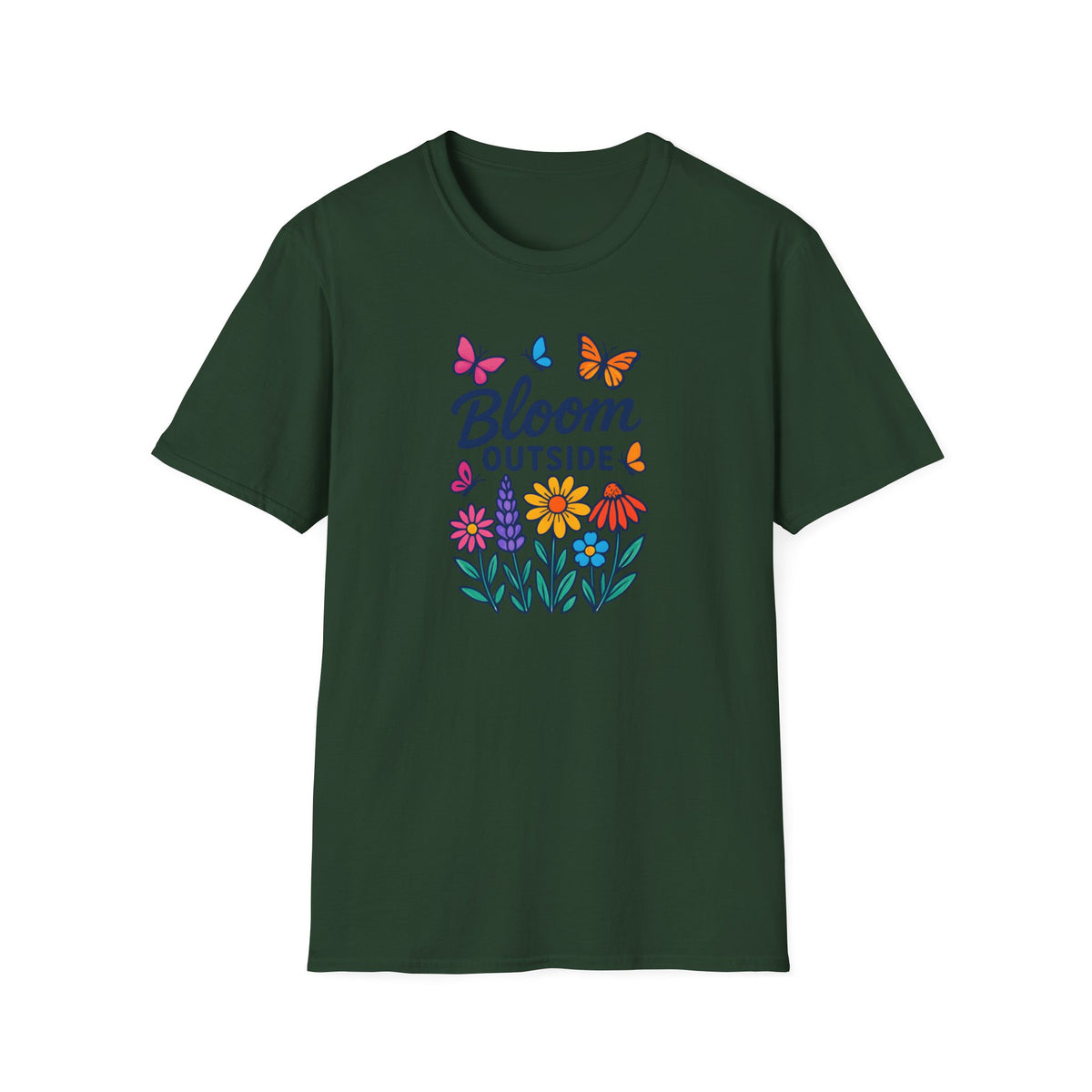 Bloom Outside Flowers T-Shirt