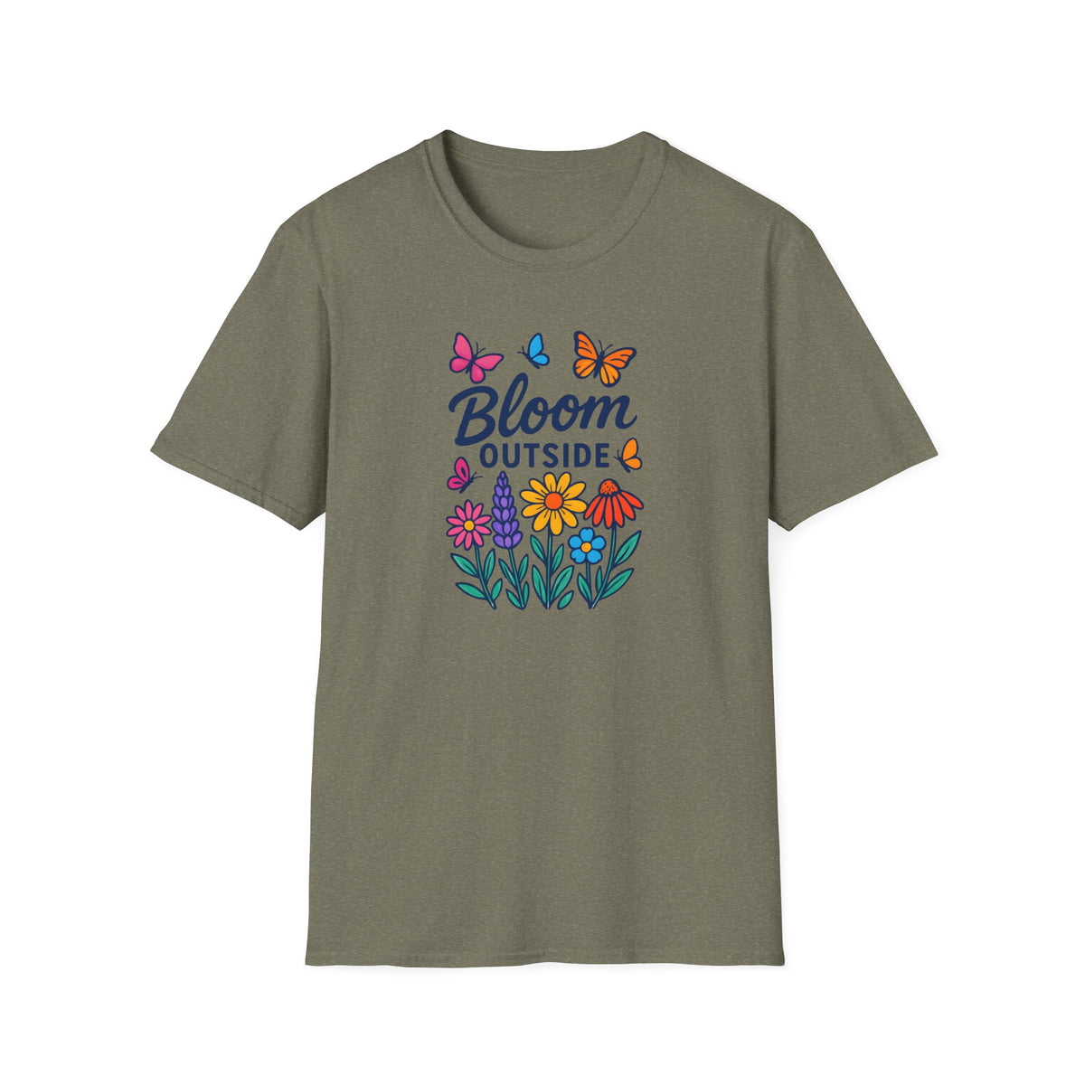Bloom Outside Flowers T-Shirt