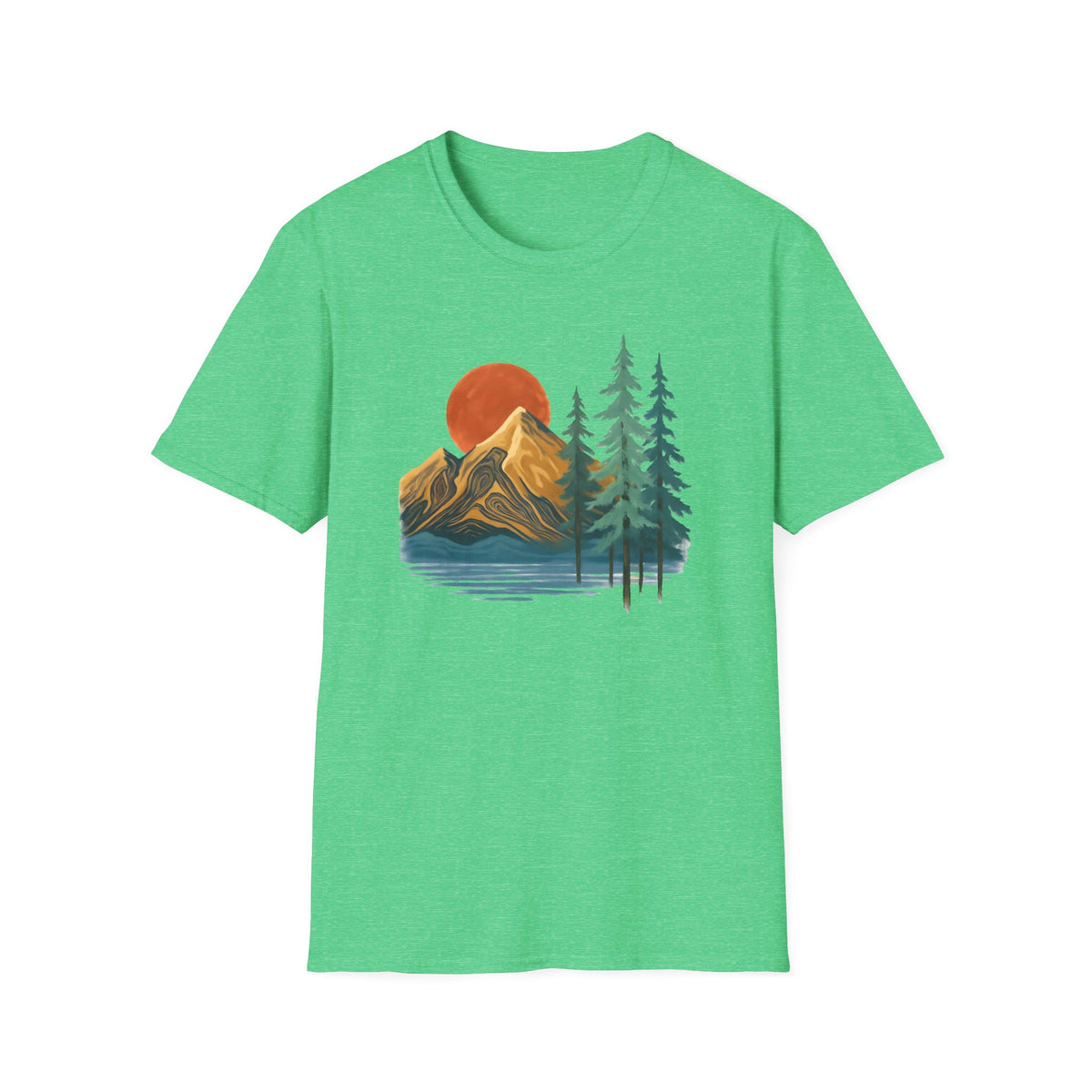 Sunset Mountain Scene T-Shirt