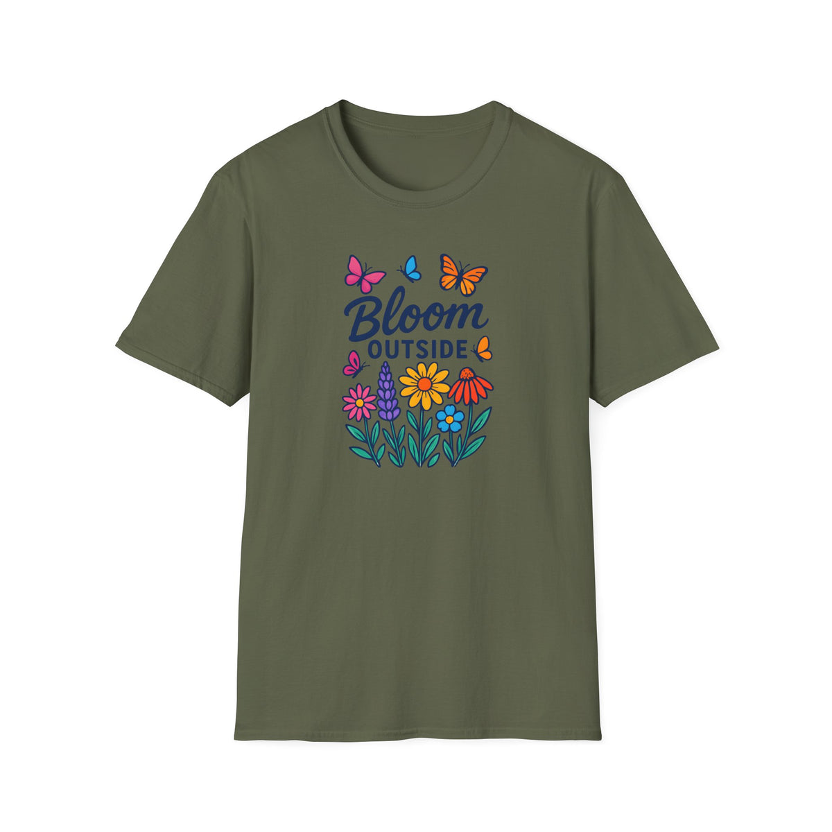 Bloom Outside Flowers T-Shirt